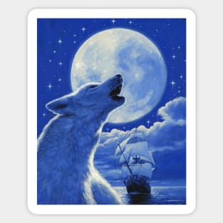 The White Wolf Sticker